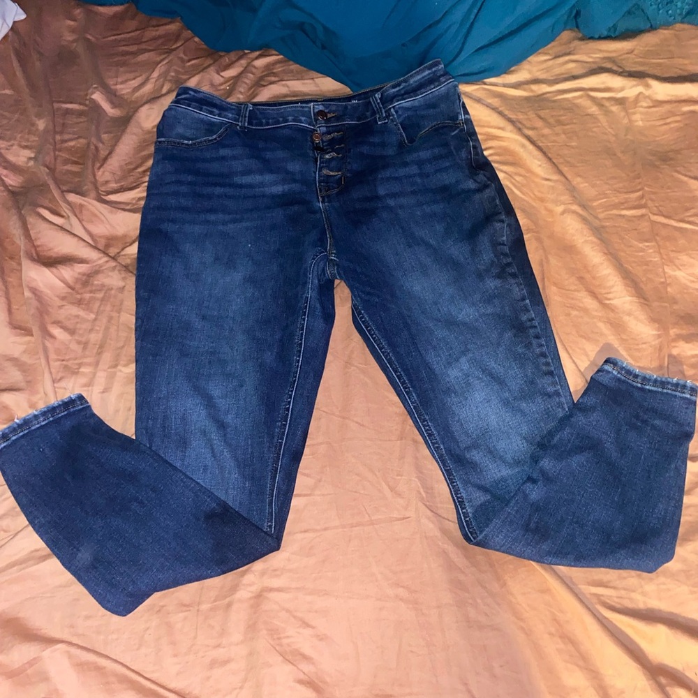 Maurices Dark Blue Skinny Jeans